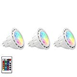Makergroup Upgraded RGB MR16 LED Spotlights Warm White+15 Colors Choices and 4-Level Brightness GU5.3 Light Bulbs with Remote Control 5W 12VAC/DC 3-Pack For Sale Makergroup Upgraded RGB MR16 LED Spotlights Warm White+15 Colors Choices and 4-Level Brightness GU5.3 Light Bulbs with Remote Control 5W 12VAC/DC 3-Pack For Sale