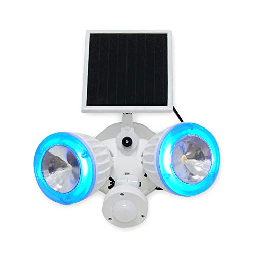 Cheap Big Solar Light Outdoor Motion Sensor Dusk to Dawn for Wall Yard Garden High Lumens Super Bright LED Dual Head Waterproof Wireless White