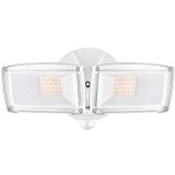 LEPOWER 2500LM LED Security Light, 22W Outdoor Flood Light, ETL- Certified, 3000K, IP65 Waterproof, 2 Adjustable Heads for Entryways, Stairs, Yard and Garage(Warm Light) Review