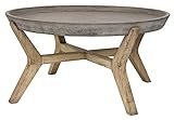Safavieh Outdoor Collection Wynn Modern Concrete Round 18.1-inch Coffee Table Safavieh Outdoor Collection Wynn Modern Concrete Round 18.1-inch Coffee Table