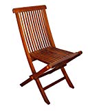 Blue Star Group Terrace Mates Folding Side Chair Set, Natural Wood Stain, Set of 2 Blue Star Group Terrace Mates Folding Side Chair Set, Natural Wood Stain, Set of 2