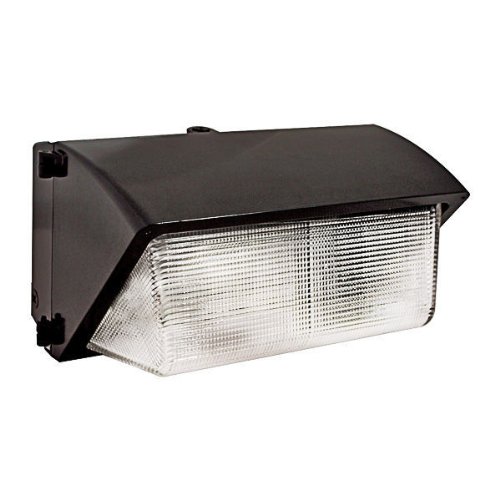 RAB Lighting WP3H250PSQ WP3 Metal Halide Wallpack with Glass Lens, ED28 Type, Aluminum, 250W Power, 25000 Lumens, 277V, Bronze Color