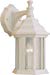 Forte Lighting 2025-01-13  Exterior Wall Light with Clear Beveled Glass  Shades, Matte White