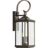 Cheap Progress Lighting P560022-020 Gibbes Street Two-Light/Med Wall Lanteern, Antique Bronze
