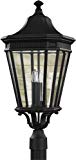 Murray Feiss OL5408BK-LED, Cotswold Lane Outdoor Post Lighting LED, Black