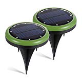 Hohoto LED Solar Lights, Wireless Solar Light, Solar Pathway Lights with 8 Led Solar Lights,IP65 Waterproof, Easy-to-Install Solar Garden Lights for Front Door, Yard and Garage (2 Pack) Review