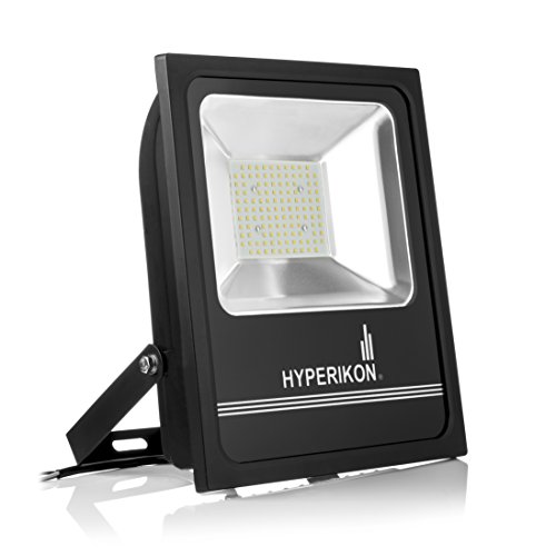 HyperSelect 100W LED Flood Light, (500 Watt Equivalent), 10000 lumen, 5000K Crystal White, Super Bright Outdoor LED Floodlight, UL, 100-277v, IP66 Waterproof Review
