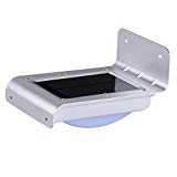 Cheap Yescom 16 LED Outdoor Solar-Powered Motion Sensor Light IP65 Waterproof Exterior Wireless Security Garden Wall Lamp