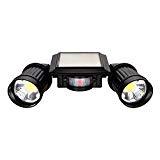 Sunwind Solar Spotlight Motion Sensor Outdoor Solar Powered Adjustable Dual Head Security Light Waterproof Solar Wall Lights for Porch, Garage, Yard, Driveway, Garden Review