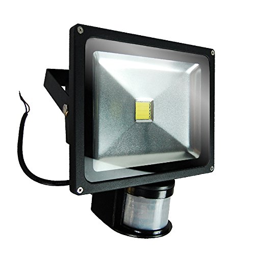 ETOPLIGHTING Super Bright LED Motion Sensor PIR Flood Light, Indoor Outdoor Adjustable Lamp APL1178, 20 Watt Day Light