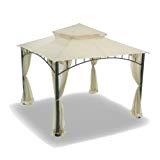 Garden Winds OPEN BOX Replacement Canopy Top Cover for Target’s Madaga Gazebo – Beige Standard 350 Fabric