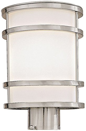 Minka Lavery Outdoor Post Lights 9806-144, Bay View Exterior Lighting Fixture, 75 Watts, Stainless Steel