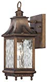 Minka Lavery 72111-149, Wilshire Park Aluminum Outdoor Wall Sconce Light, 30 Watts, Bronze For Sale