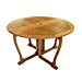 International Caravan TT-RT-005-IC Furniture Piece Royal Tahiti Round Wood Gate Leg Table