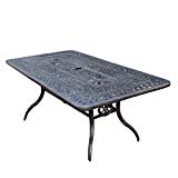 Oakland Living Belmont Aluminum Rectangular Dining Table, 84 by 42-Inch For Sale Oakland Living Belmont Aluminum Rectangular Dining Table, 84 by 42-Inch For Sale