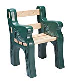 Park Bench Kit Comfortable Lightweight Maintenance Free UV Protected Park Bench Kit Comfortable Lightweight Maintenance Free UV Protected