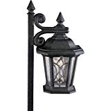 Progress Lighting P5276-71 12-Volt Die Cast Path Light with Tiffany Art Glass, Gilded Iron Review