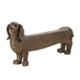Cheap DACHSHUND DOGGY INDOOR OUTDOOR LOVE SEAT GARDEN BENCH