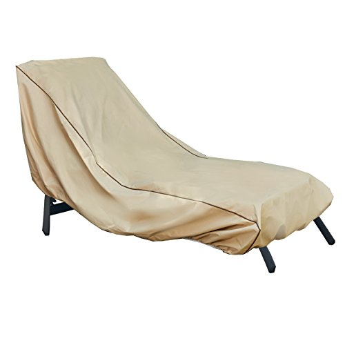 Seasons Select CVP01459 Chaise Lounge Cover, Almond