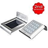Cheap HOBBYMATE Solar Motion Light, 16 LED Motion Sensor Solar Light for Garden Path Stairway Yard, 2 Mode Waterproof – Pack of 2