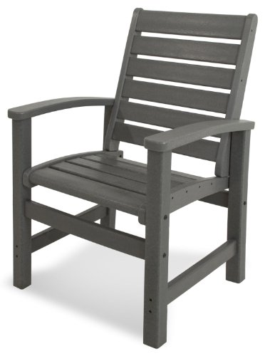 POLYWOOD 1910-GY Signature Dining Chair, Slate Grey