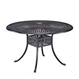Home Styles 5560-32 Round Outdoor Dining Table, 48-Inch, Charcoal Finish Home Styles 5560-32 Round Outdoor Dining Table, 48-Inch, Charcoal Finish