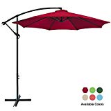 Cheap Garden Bean 10ft Patio Cantilever Aluminum Umbrella with Crank Outdoor Offset Easy Open Lift 360 Degree Rotation Cheap Garden Bean 10ft Patio Cantilever Aluminum Umbrella with Crank Outdoor Offset Easy Open Lift 360 Degree Rotation