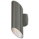 Cheap Westinghouse 6348800 Skyline Two LED Up and Down Light Outdoor Wall Fixture, Polished Graphite Finish with Hammered Silver Interior Cheap Westinghouse 6348800 Skyline Two LED Up and Down Light Outdoor Wall Fixture, Polished Graphite Finish with Hammered Silver Interior