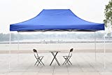American Phoenix 10×10 10×15 10×20 [White Frame] Portable Event Canopy Tent, Canopy Tent, Party Tent Gazebo Canopy Commercial Fair Shelter Car Shelter Wedding Party Easy Pop Up (Blue, 10×15) Review