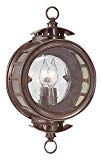 Troy Lighting Charleston 1-Light Outdoor Wall Lantern - Heritage Bronze Finish with Antique Clear Glass Troy Lighting Charleston 1-Light Outdoor Wall Lantern - Heritage Bronze Finish with Antique Clear Glass