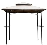 Kozyard Andra 8’X5′ Soft Top Barbecue (BBQ) Grill Canopy (Tent) 4pcs Magnetic Detachable LED Light For Sale