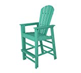 POLYWOOD SBD30AR South Beach Bar Chair, Aruba For Sale