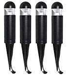 Cheap Pack of 4 Malibu 8401-9303-03 LED Mini Bollard Landscape Lights, 2 watt, Low Voltage for Yards, Pathways, Gardens w/ Black Finish BY MALIBU DISTRIBUTION