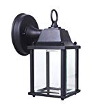 Yeuloum LED Outdoor Wall Lantern Wall Sconce for Porch Light, 9.5W Replace 75W, 800 Lumen, Aluminum Housing Plus Glass, Small Size but Bright Review Yeuloum LED Outdoor Wall Lantern Wall Sconce for Porch Light, 9.5W Replace 75W, 800 Lumen, Aluminum Housing Plus Glass, Small Size but Bright Review