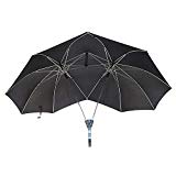 Cheap Novelty Two Person Umbrella Lover Couples Umbrella Two Head Double Size Tall Umbrella Gift for Lovers (Black) Cheap Novelty Two Person Umbrella Lover Couples Umbrella Two Head Double Size Tall Umbrella Gift for Lovers (Black)