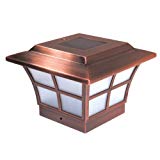 Set of 6 Classy Caps PVC PRESTIGE SOLAR POST CAP 4×4 SL079C copper Review Set of 6 Classy Caps PVC PRESTIGE SOLAR POST CAP 4×4 SL079C copper Review