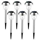 Aglaia Solar Lights Outdoor, Solar Garden Lights, Solar Pathway Lights, Stainless Steel Waterproof LED Outdoor Lights, Security Landscape Lighting, Pathway, Driveway, Patio, Yard Decoration (6 Pack) Aglaia Solar Lights Outdoor, Solar Garden Lights, Solar Pathway Lights, Stainless Steel Waterproof LED Outdoor Lights, Security Landscape Lighting, Pathway, Driveway, Patio, Yard Decoration (6 Pack)