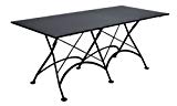 Mobel Designhaus French Café Bistro Folding Table, Jet Black Frame, 32″ x 72″ x 29″ Height, Rectangular Steel Metal Top Review Mobel Designhaus French Café Bistro Folding Table, Jet Black Frame, 32″ x 72″ x 29″ Height, Rectangular Steel Metal Top Review