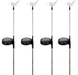 Vonsolar VSE05011 Crystal Dragonfly 32 Inch LED Color Changing Solar Light x4 Review
