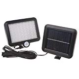 LIYUDL 56 LED Solar Powered PIR Motion Sensor Light Security Flood Outdoor Garden Landscape Lamp