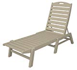 POLYWOOD NAC2280SA Nautical Chaise – Stackable, Sand Review POLYWOOD NAC2280SA Nautical Chaise – Stackable, Sand Review