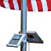 ALPHA 180X Solar Flagpole Light for Flag Pole Lighting//3-Level Power Setting for All Night Lighting