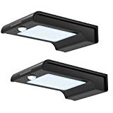 InnoGear 20 LED Solar Lights Motion Sensor Outdoor Light Waterproof Auto Security Night Detector Lighting for Gutter Fence Yard (Black) Review