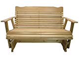 Kilmer Creek 4′ Natural Cedar Porch Glider, Amish Crafted Kilmer Creek 4′ Natural Cedar Porch Glider, Amish Crafted