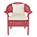 BrylaneHome Roma All-Weather Wicker Stacking Chair