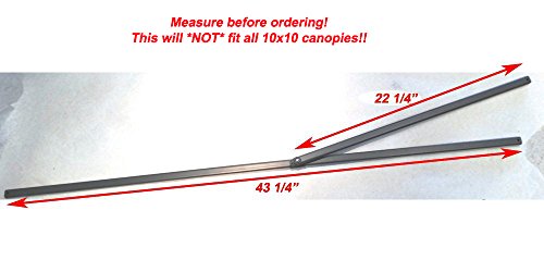 Coleman 10×10 New Instant Sun Shelter Canopy -Lower Peak Truss Bar 43 1/4 ” Replacement Parts For Sale