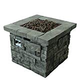 Angeleno Outdoor Grey Square Fire Pit – 40,000 BTU Review