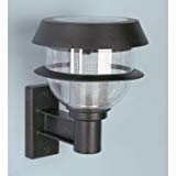 Two Tier Bright LED Solar Light with Ground or Wall Mounting Options Two Tier Bright LED Solar Light with Ground or Wall Mounting Options