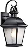 Kichler 9708BK Mount Vernon Outdoor Wall 1-Light, Black