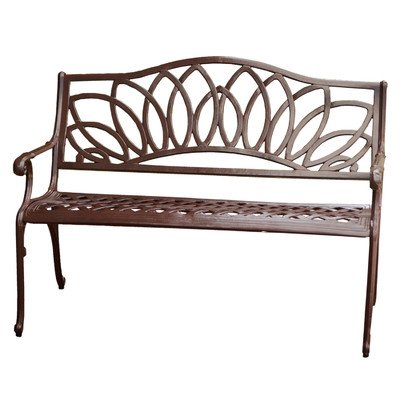 Best Selling Spiral Cast Aluminum Outdoor Bench
